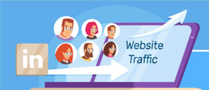 increase website traffic with linkedin