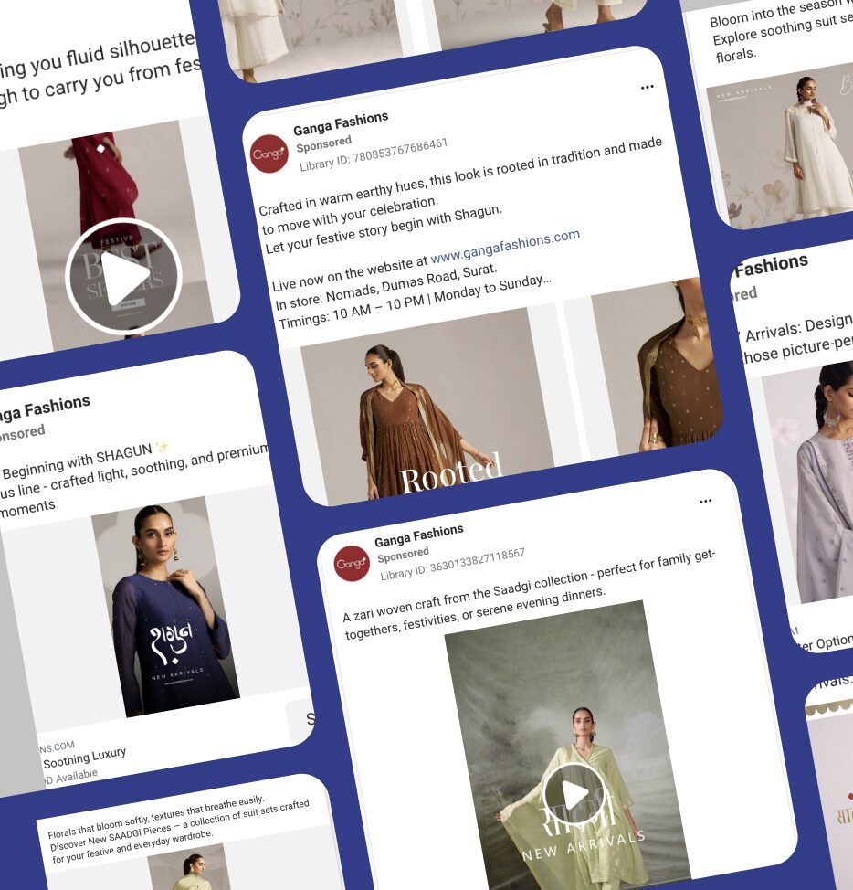 Facebook Ads Agency in India 3 Ganga Fashions