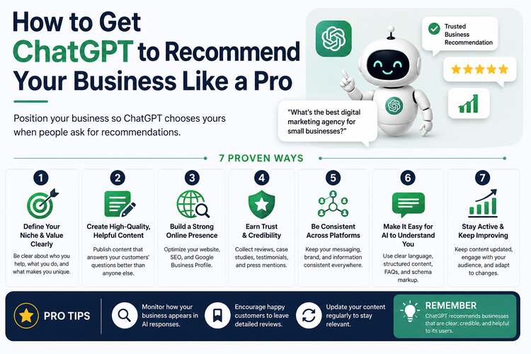 How to Get ChatGPT to Recommend Your Business Like a Pro